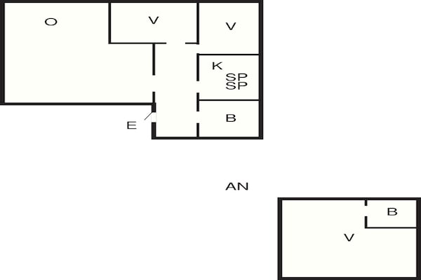 Foto van 8 Personen vakantie huis in FIGEHOLM - Vakantiehuis in FIGEHOLM - FloorPlan