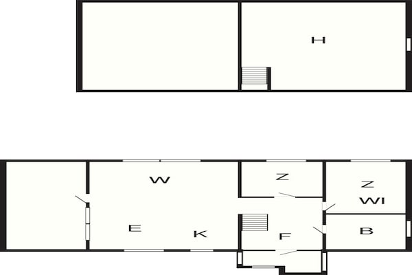 Foto van 4 sterren vakantie huis in KALV - Vakantiehuis in KALV - FloorPlan