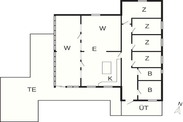 Foto van Luxe vakantieoord op de Balkan - Vakantiehuis in Nexø - FloorPlan