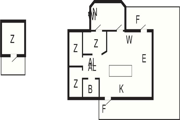Foto van 8 Personen vakantie huis in BORGHOLM - Vakantiehuis in BORGHOLM - FloorPlan