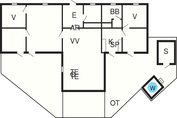 Foto van 5 sterren vakantie huis in Væggerløse - Vakantiehuis in Væggerløse - FloorPlan