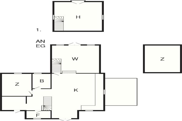 Foto van 4 sterren vakantie huis in VAXHOLM - Vakantiehuis in VAXHOLM - FloorPlan