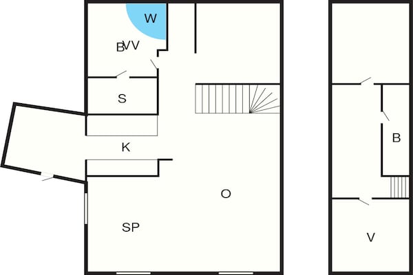 Foto van Zee-geluk met uitzicht - Vakantiehuis in Brenderup Fyn - FloorPlan