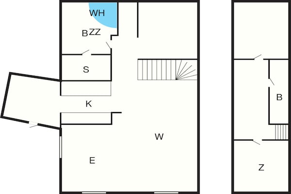 Foto van Zee-geluk met uitzicht - Vakantiehuis in Brenderup Fyn - FloorPlan