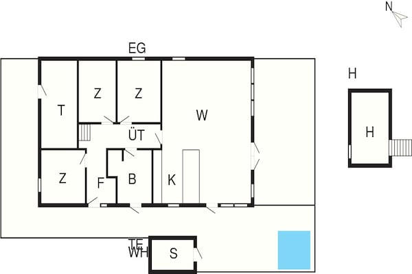 Foto van 5 sterren vakantie huis in Skals - Vakantiehuis in Skals - FloorPlan