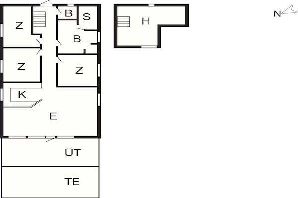 Foto van 5 sterren vakantie huis in Oksbøl - Vakantiehuis in Oksbøl - FloorPlan