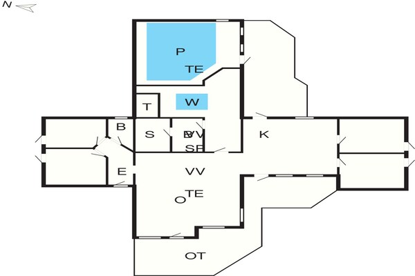 Foto van 4 sterren vakantie huis in Væggerløse - Vakantiehuis in Væggerløse - FloorPlan