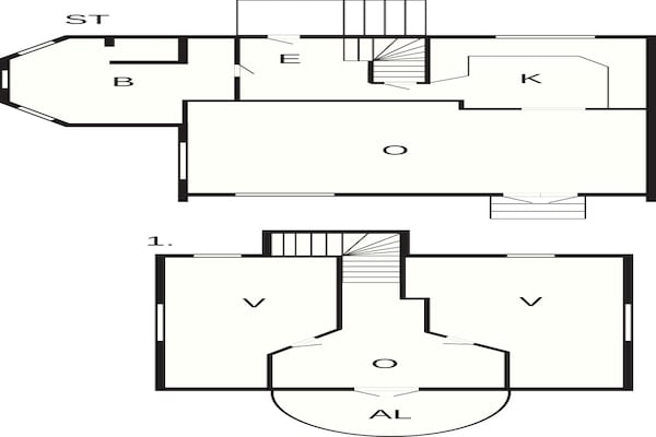 Foto van Unieke kust retraite -- By Traum Ferienwohnungen - Vakantiehuis in Hadsund - FloorPlan