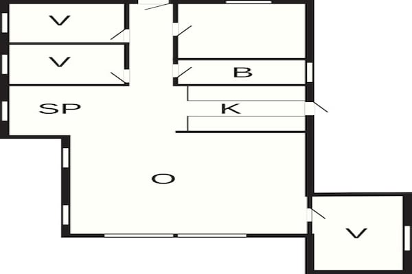 Foto van 6 persoons vakantie huis in Allingåbro-By Traum - Vakantiehuis in Allingåbro - FloorPlan