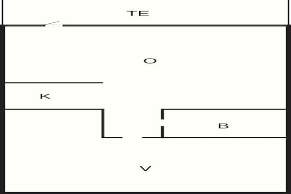 Foto van 5 persoons vakantieparkhuis in Rømø - Vakantiehuis in Rømø - FloorPlan