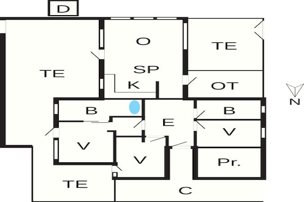 Foto van 5 sterren vakantie huis in Børkop - Vakantiehuis in Børkop - FloorPlan