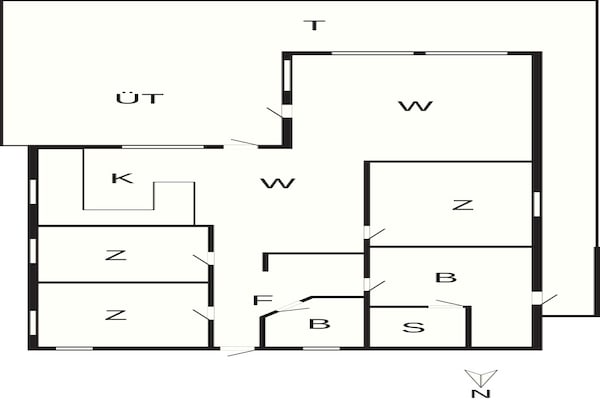 Foto van 5 sterren vakantie huis in Væggerløse - Vakantiehuis in Væggerløse - FloorPlan