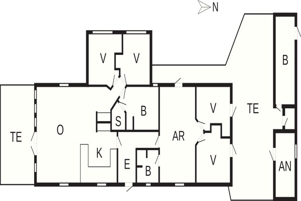 Foto van Luxe strandverblijf -- By Traum Ferienwohnungen - Vakantiehuis in Væggerløse - FloorPlan