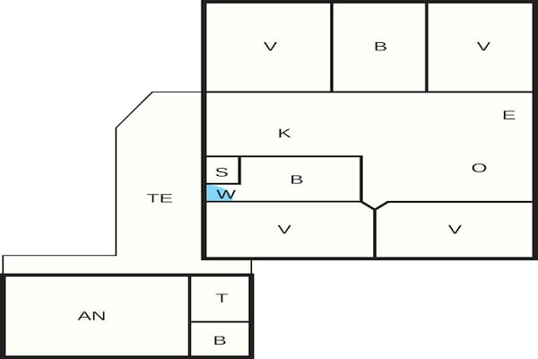 Foto van 4 sterren vakantie huis in Løkken - Vakantiehuis in Løkken - FloorPlan
