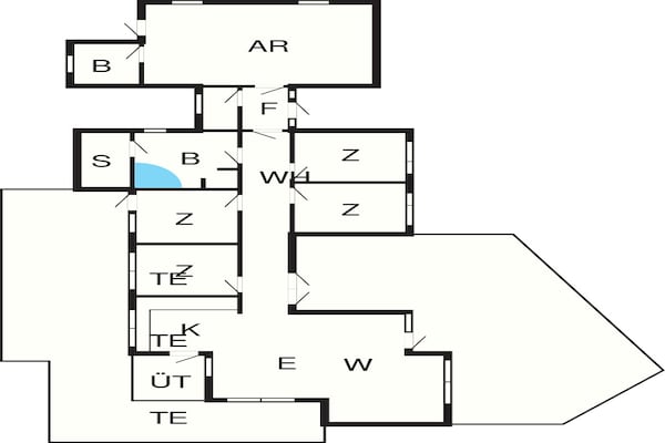 Foto van 5 sterren vakantie huis in Løkken - Vakantiehuis in Løkken - FloorPlan