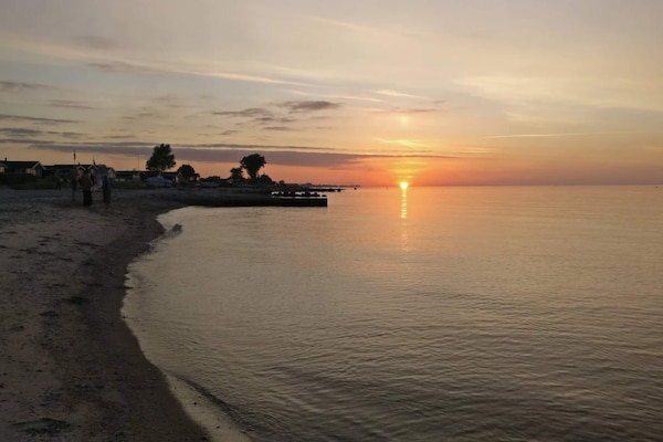 Foto van Privéparkeergelegenheid bij Vanggardsvej - Vakantiehuis in Otterup - WaterView