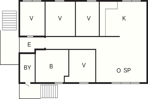 Foto van 6 Personen vakantie huis in HOSTELAND - Vakantiehuis in Hosteland - FloorPlan