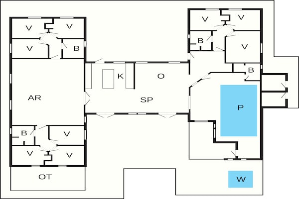 Foto van 5 sterren vakantie huis in Sydals - Vakantiehuis in Sydals - FloorPlan