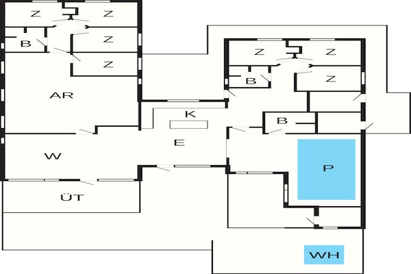 Foto van 5 sterren vakantie huis in Sydals - Vakantiehuis in Sydals - FloorPlan