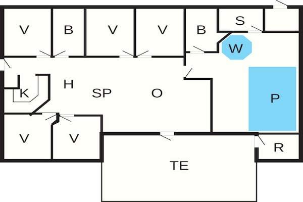 Foto van 10 persoons vakantie huis in Nordborg-By Traum - Vakantiehuis in Nordborg - FloorPlan