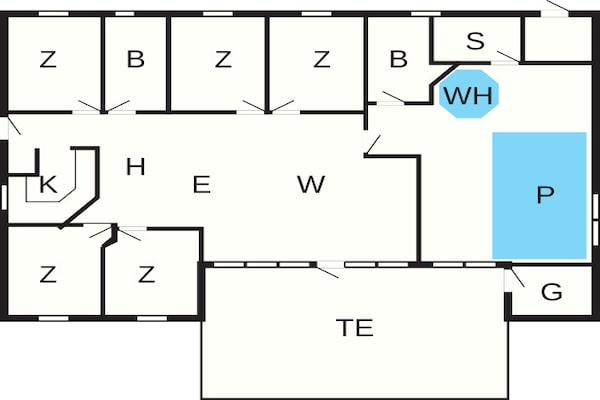 Foto van 10 persoons vakantie huis in Nordborg-By Traum - Vakantiehuis in Nordborg - FloorPlan