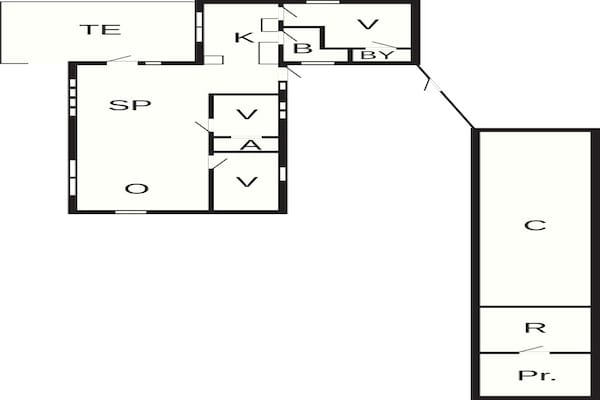 Foto van 6 Personen vakantie huis in Haderslev - Vakantiehuis in Haderslev - FloorPlan