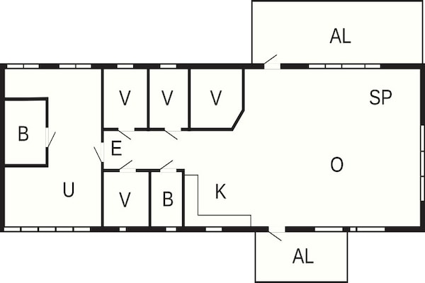 Foto van 5-sterren vakantiehuis in Mastrand - Vakantiehuis in MARSTRAND - FloorPlan