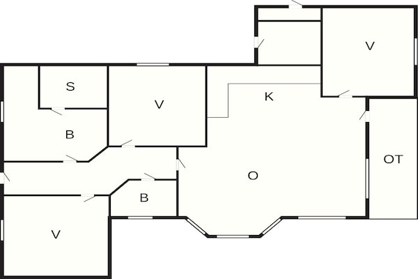 Foto van 4 sterren vakantie huis in Ottendorf - Vakantiehuis in Ottendorf - FloorPlan
