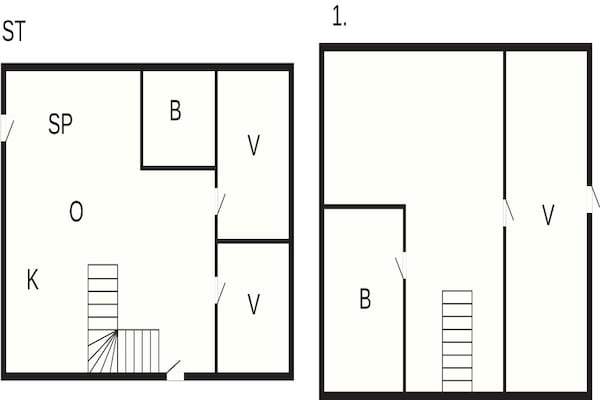 Foto van 5 sterren vakantie huis in Liseleje - Vakantiehuis in Liseleje - FloorPlan