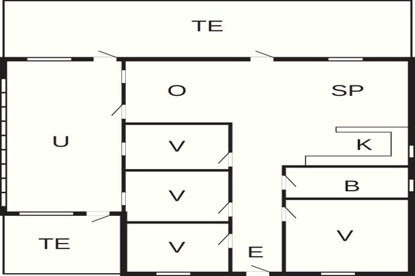 Foto van 7 Personen vakantie huis in Væggerløse - Vakantiehuis in Væggerløse - FloorPlan