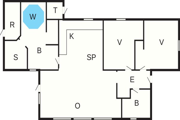 Foto van 6 Personen vakantie huis in Ansager - Vakantiehuis in Ansager - FloorPlan