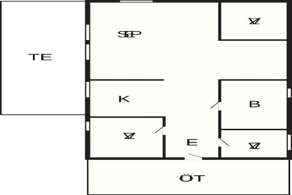Foto van 6 persoons vakantie huis in Læsø-By Traum - Vakantiehuis in Læsø - FloorPlan