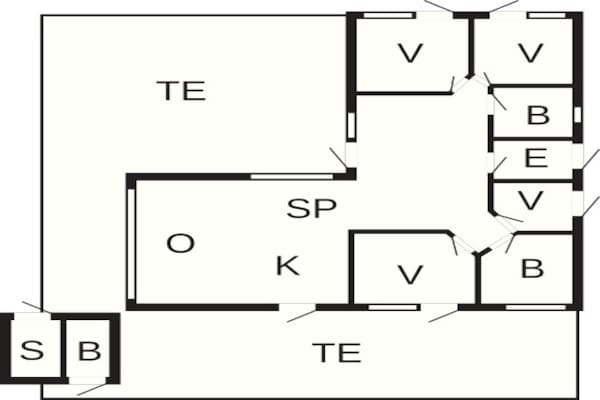 Foto van 5 sterren vakantie huis in Hadsund - Vakantiehuis in Hadsund - FloorPlan
