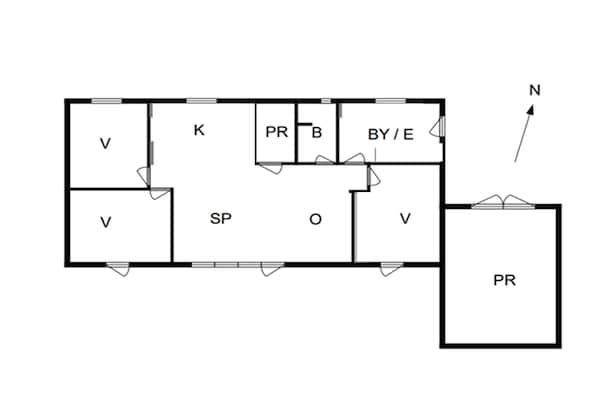 Foto van 4 sterren vakantie huis in Haderslev - Vakantiehuis in Haderslev - FloorPlan