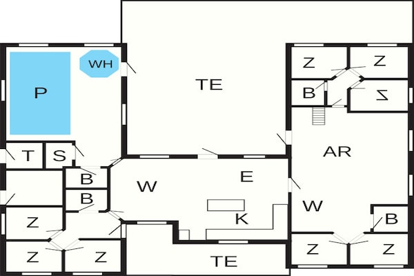 Foto van 22 persoons vakantie huis in Nexø - Vakantiehuis in Nexø - FloorPlan