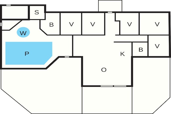 Foto van 4 sterren vakantie huis in Vig - Vakantiehuis in Vig - FloorPlan