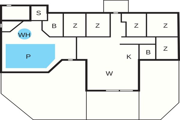 Foto van 4 sterren vakantie huis in Vig - Vakantiehuis in Vig - FloorPlan