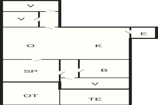 Foto van 4 sterren vakantie huis in Hals - Vakantiehuis in Hals - FloorPlan