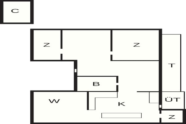 Foto van 6 Personen vakantie huis in Blokhus - Vakantiehuis in Blokhus - FloorPlan