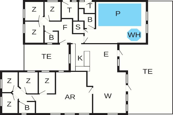 Foto van Luxe villa met zwembad -- By Traum Ferienwohnungen - FloorPlan