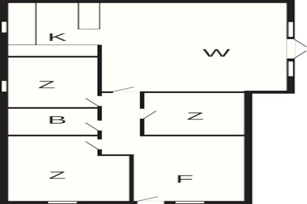 Foto van 6 persoons vakantie huis in Roslev-By Traum - Vakantiehuis in Roslev - FloorPlan