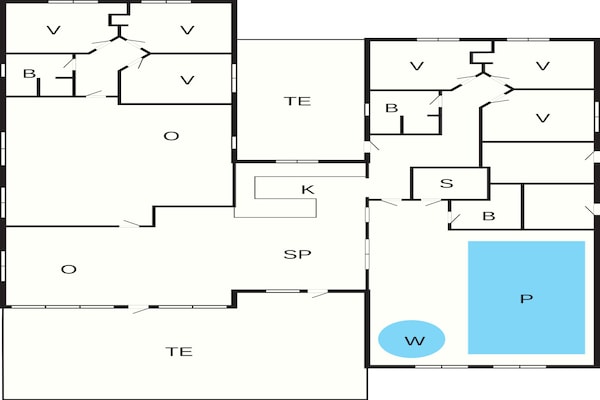 Foto van 16 persoons vakantie huis in Hasselberg - Vakantiehuis in Kappeln - FloorPlan