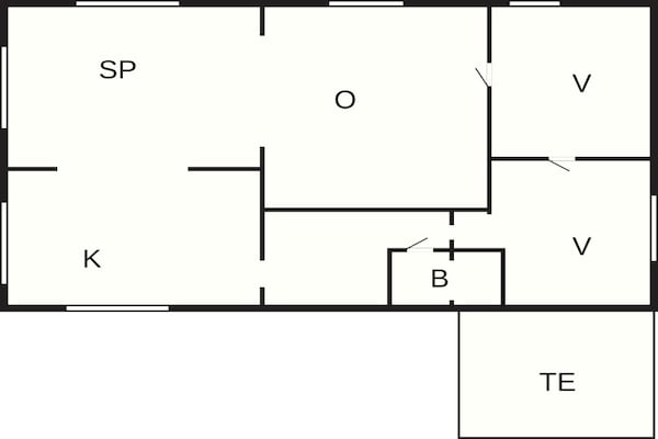 Foto van 4 sterren vakantie huis in UDDEVALLA - Vakantiehuis in UDDEVALLA - FloorPlan
