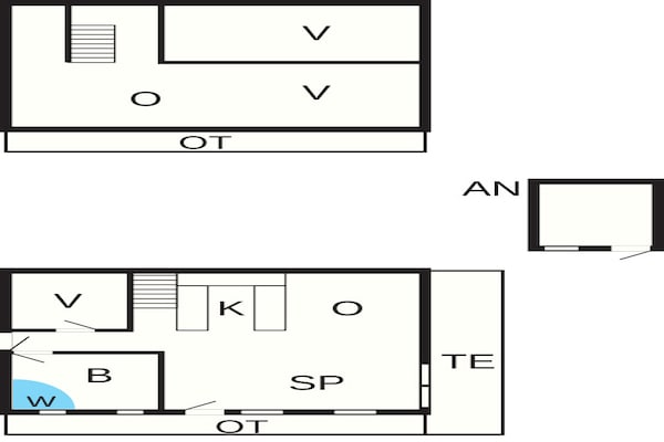 Foto van 7 persoons vakantie huis in Knebel-By Traum - Vakantiehuis in Knebel - FloorPlan