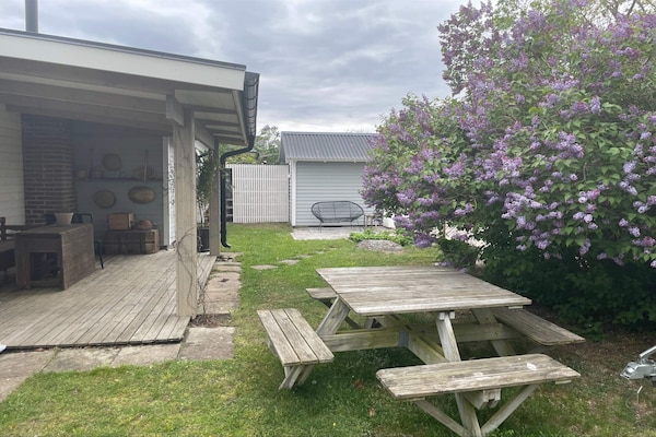 Foto van Gezellig strandhuisje in Grammahagen - Vakantiehuis in SÖLVESBORG - Outdoor