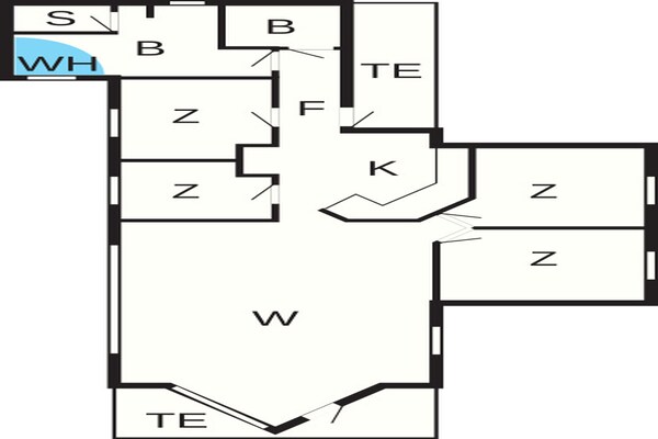 Foto van Luxe vakantieverblijf in Vorupor - Vakantiehuis in Thisted - FloorPlan