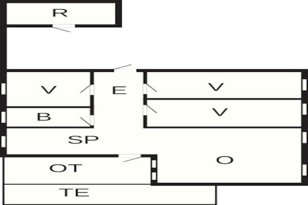Foto van Modern Strandhuis -- By Traum Ferienwohnungen - Vakantiehuis in Vejers Strand - FloorPlan
