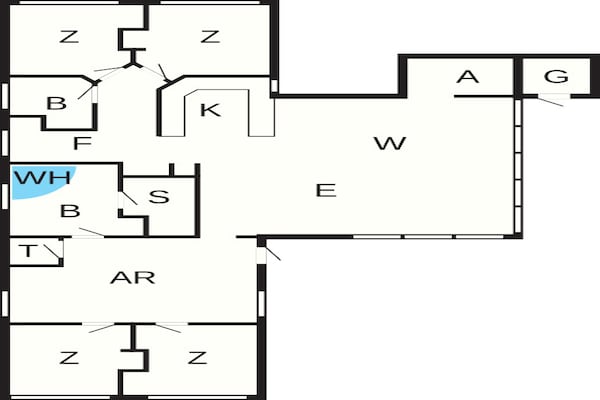 Foto van 10 persoons vakantie huis in Løkken-By Traum - Vakantiehuis in Løkken - FloorPlan