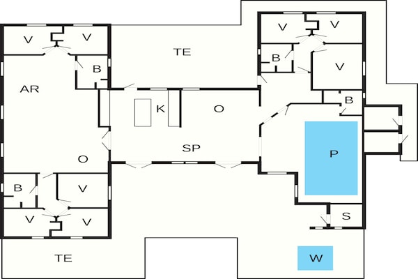 Foto van 5 sterren vakantie huis in Løkken - Vakantiehuis in Løkken - FloorPlan