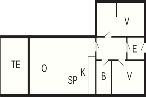 Foto van 6 persoons vakantieparkhuis in Glesborg - Vakantiehuis in Glesborg - FloorPlan
